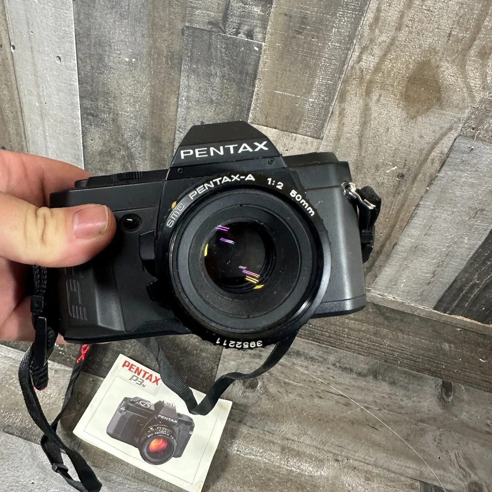 Pentax P3n 35mm SLR 35mm Film Camera With Lens - with Manual